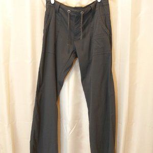 Lucy Walkabout Pants Lightweight Activewear, Gray, Size Small